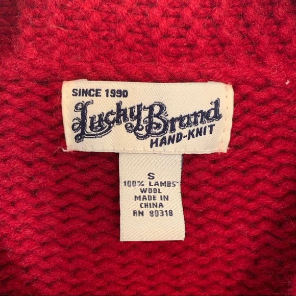 Lucky Brand Hand-Knit Sweater - Picture 5 of 8